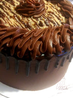 Load image into Gallery viewer, German Chocolate (Chocolate cake with chocolate buttercream, coconut pecan filling and chocolate ganache drizzle)
