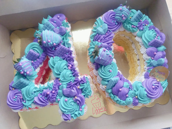 Custom Number Cake | Sugar Plum Fairy Cakes